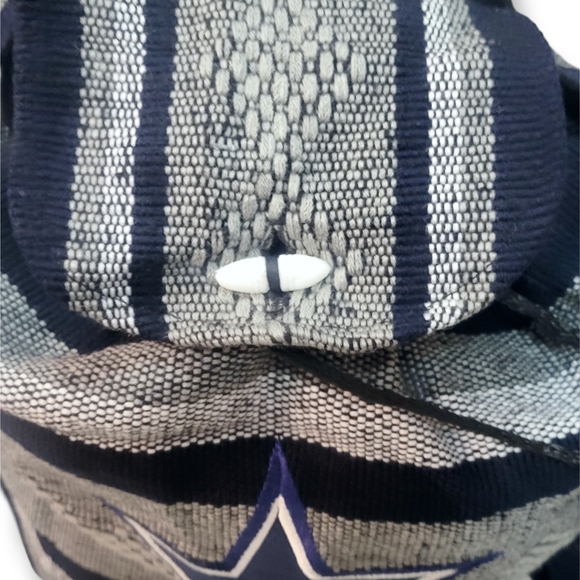 🌿Dallas Cowboys Fan Woven Drawstring Backpack⭐ - Picture 7 of 16